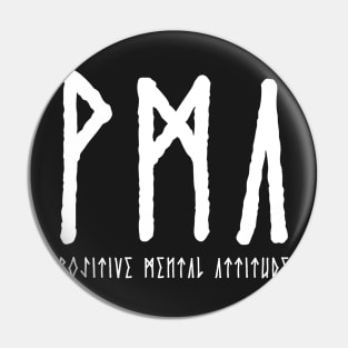 PMA Positive Mental Attitude Metal Hardcore Punk Pin