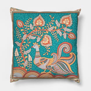 BIRD KALAMKARI Pillow