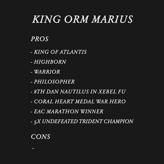 King Orm's stats by The_Interceptor