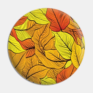 Orange & Yellow Leaves Pin