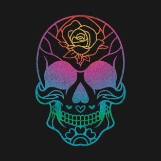 Rainbow sugar skull T-Shirt