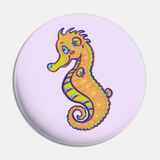 Elmer the Chubby Sea Horse Pin