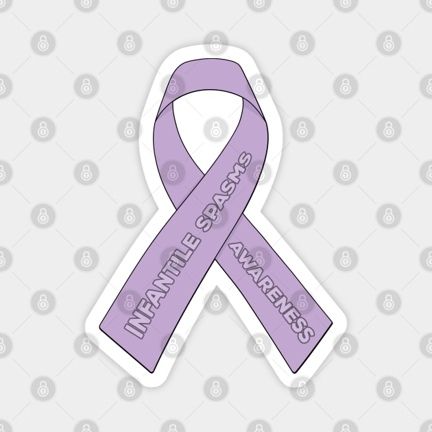 Infantile Spasms Awareness Ribbon Magnet by DiegoCarvalho