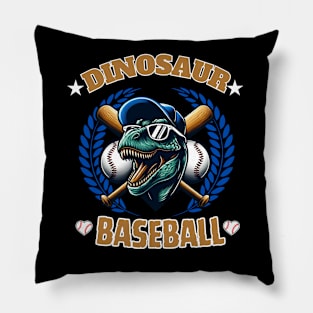 dinosaur baseball Pillow