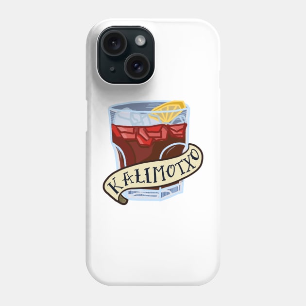 Kalimotxo Phone Case by Carina Barajas Art