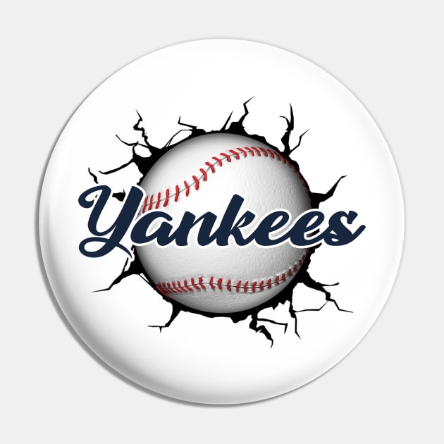 Yankees baseball Pin by NdasMet