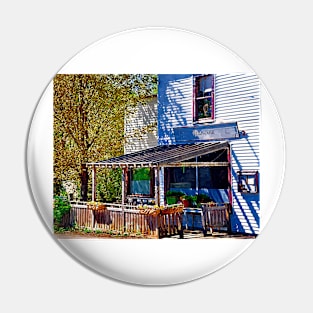 Cafe On The Road Pin