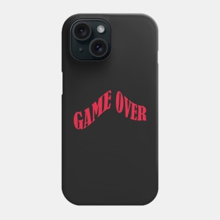 Game over sticker Phone Case