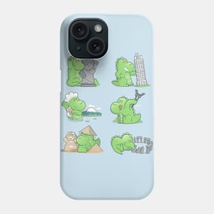 Monster Goes Traveling Phone Case