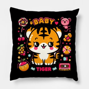 baby tiger Cute Kawai Pillow