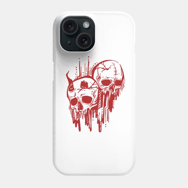 demon hunter red Phone Case by lovefromsirius