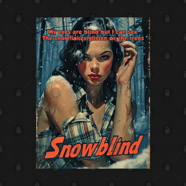 Snowblind,  A vintage comics cover by obstinator