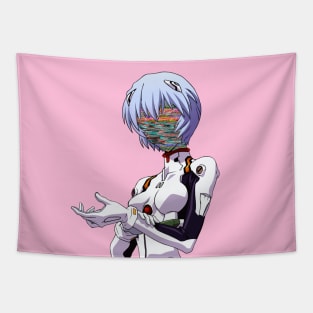 Glitch Rei Tapestry