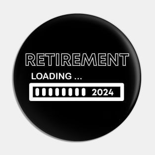 Retirement Loading 2024 Pin