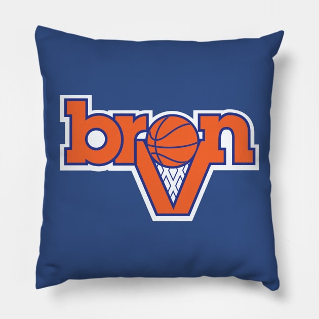 Bron Pillow by BlackActionTeesOnDemand