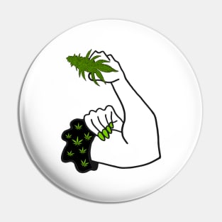 feminist cannabis weed Pin