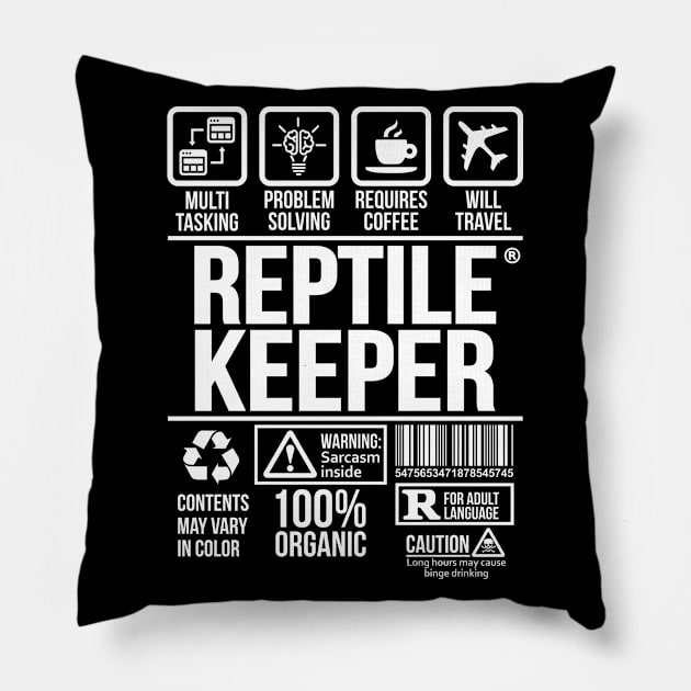 Reptile Keeper T-shirt | Job Profession | #DW Pillow by DynamiteWear