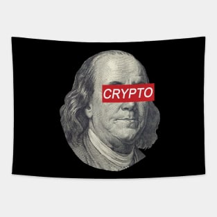 Dollar Man Has Crypto Eyes Tapestry