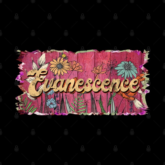 Classic Evanescence Personalized Flowers Proud Name by Friday The 13th