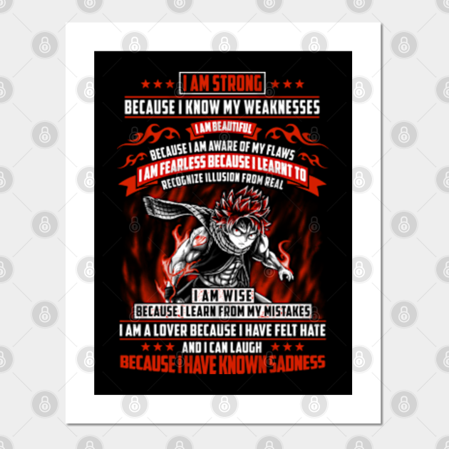 Anime Motivation Quotes - Fairy Tail - Posters and Art Prints | TeePublic Anime Motivation Quotes - Fairy Tail - Posters and Art Prints | TeePublic