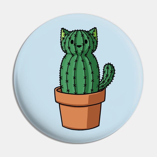 Cat shaped cactus Pin by Doodlecats 