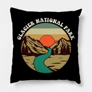 Glacier National Park Pillow