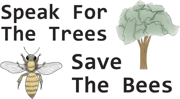 Speak for the Trees, Save the Bees Kids T-Shirt by Lunar Scrolls Design