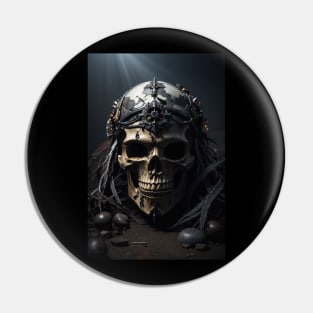 Warrior's Skull Pin