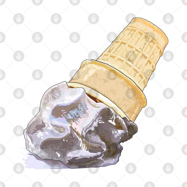 Melted ice-cream (vanilla) by M[ ]