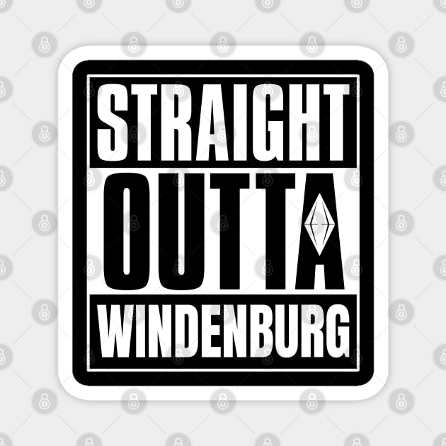 Straight Outta Windenburg Magnet by S3_Illustration