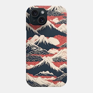 red mountain of japan Phone Case