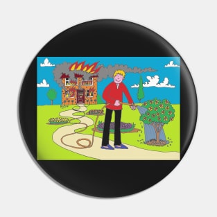 On Fire For Gardening Pin