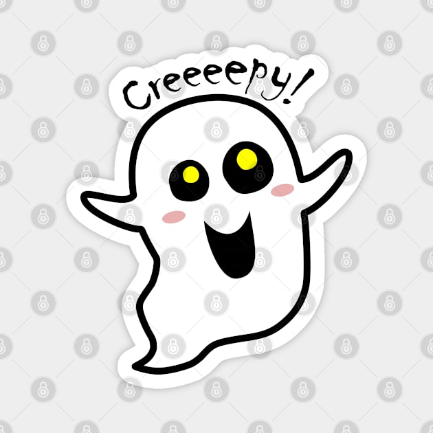 funny ghost – Ghosto – Creeeeepy! Magnet by LiveForever