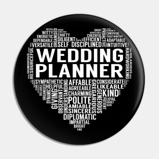 Wedding Planner Heart Pin