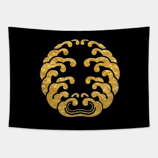 Japanese Mon Aoyama Nami Tapestry