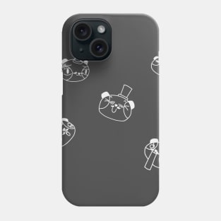 Taropan: emoticon ( whiteline) Phone Case