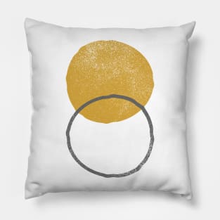 Abstract geometric lines and circles shapes Pillow