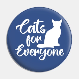 Cats for Everyone Pin