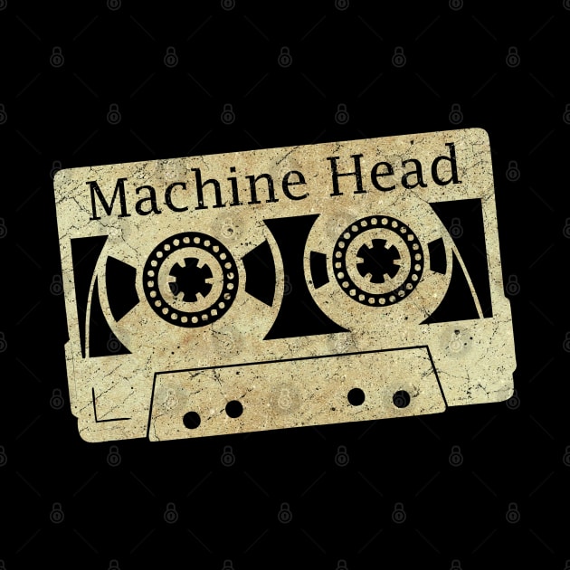 cassette tape vintage Machine Head, ElaCuteOfficeGirl by ElaCuteOfficeGirl Waving Hand