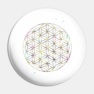 Flower of Life Pin