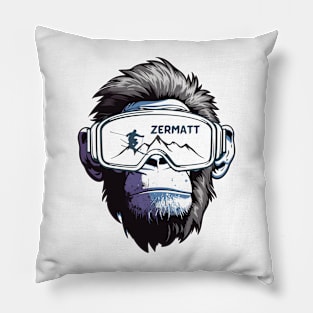 Ski Zermatt Switzerland Pillow