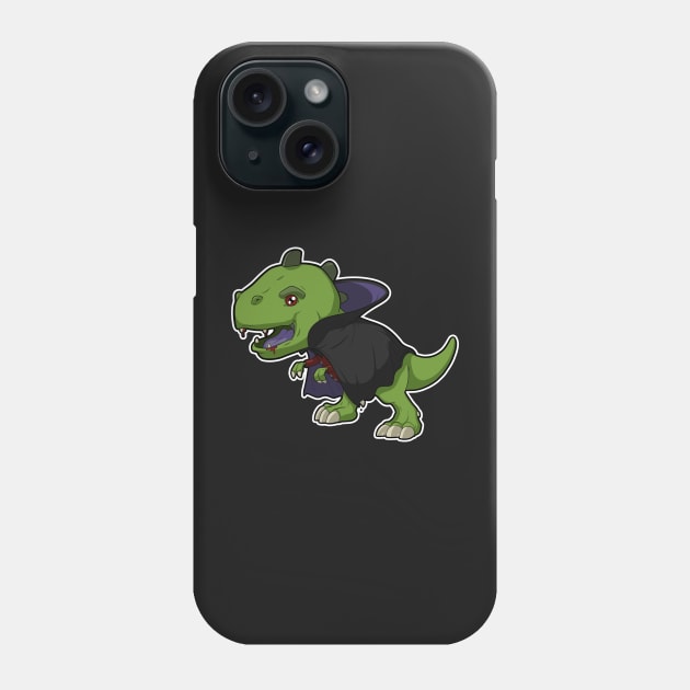 Dino Dracula Phone Case by DinoTropolis