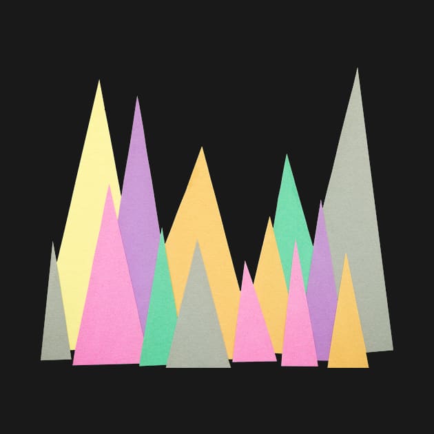 Pastel Peaks by Cassia