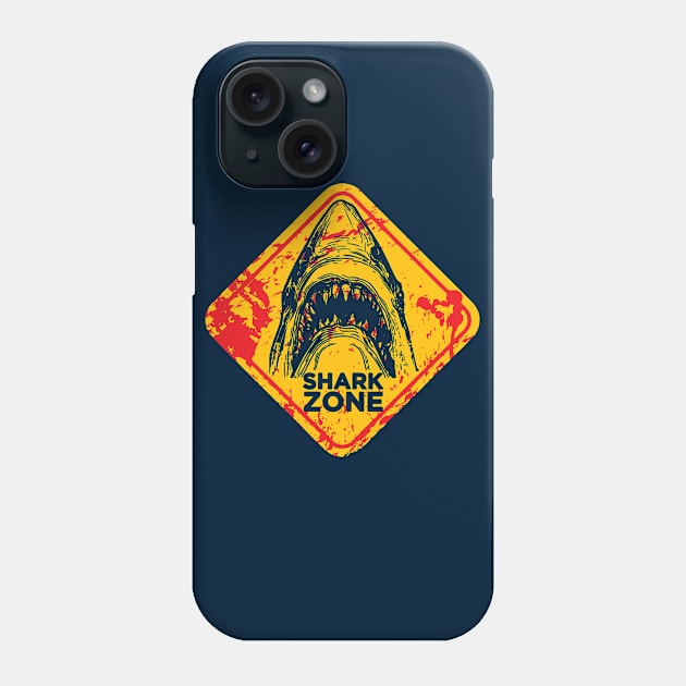 Shark Zone Phone Case by Daletheskater