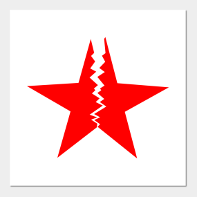 Red Star Posters And Art Prints Teepublic