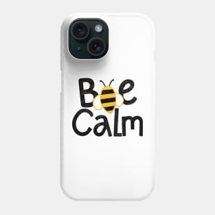 Funny be calm - bee meme Phone Case