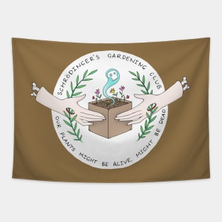 Schrödinger's Gardening Club Tapestry