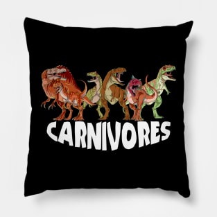 Dinosaur Carnivore Pack With Text Pillow