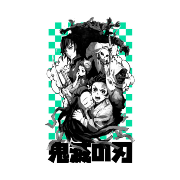 Demon Slayers (black) - Kimetsu No Yaiba - Phone Case