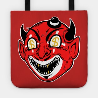 Classic Red Devil Clown Tote